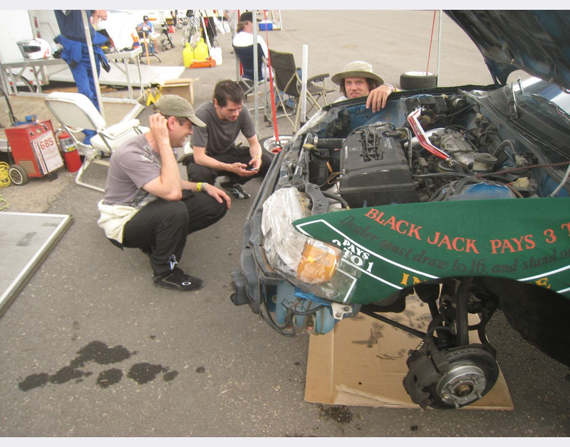 Illustration for article titled Brother, Can You Spare A Transmission? Broken Cars At The Goin' For Broken 24 Hours Of LeMons
